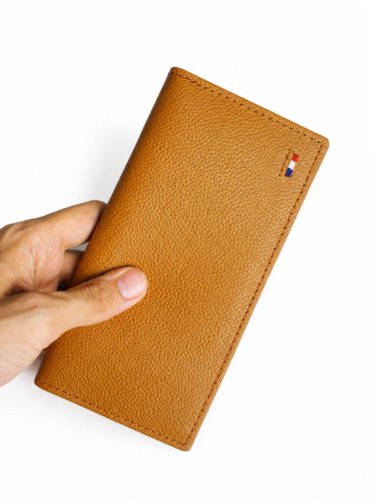 Bulk Tan Long Cow Leather Wallet (50 Pcs)