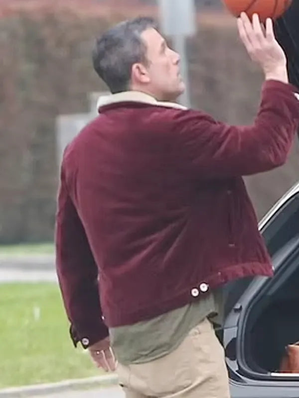 Ben Affleck The Accountant 2 Maroon Jacket
