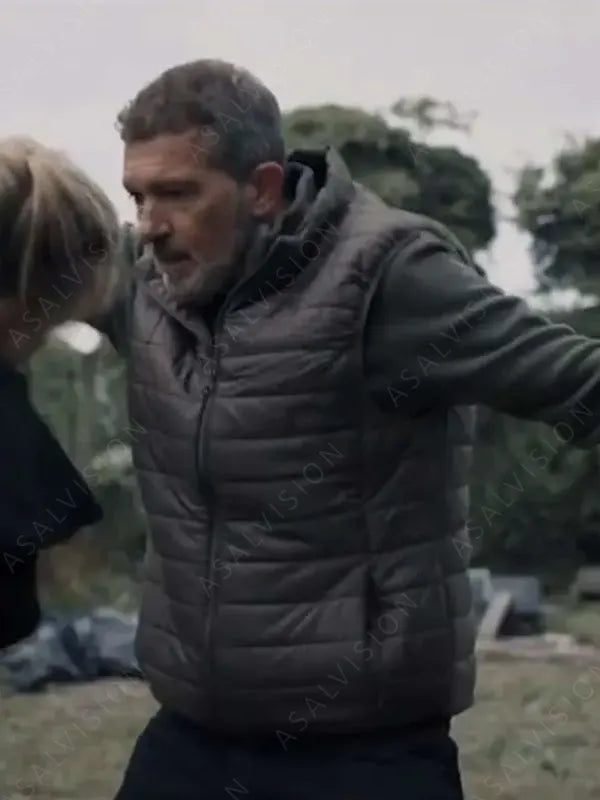 Antonio Banderas Cult Killer 2024 Puffer Vest