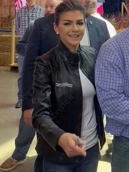 Casey DeSantis Leather Jacket