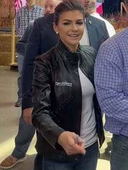 Casey DeSantis Leather Jacket