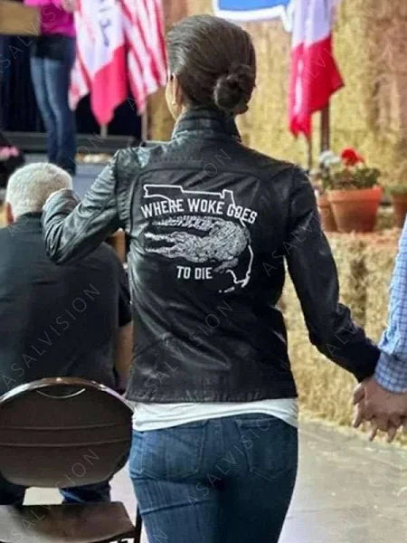 Casey DeSantis Leather Jacket