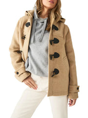 Althea Short Camel Duffle Coat
