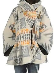 Beth Dutton Yellowstone Kelly Reilly White Poncho Coat