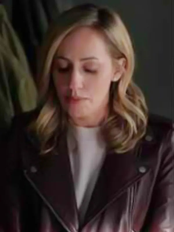 Brie Virgin River Season 4 Biker Leather Jacket