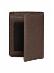 Bulk Brown Double Cash Slot Cow Leather Wallet (50 Pcs)
